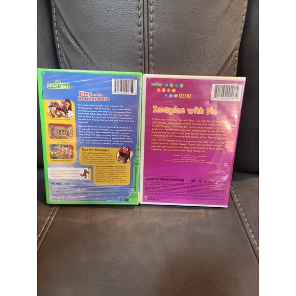 Sesame Street DVD Lot Imagine With Me, Christmas Carol, The Bookaneers - Picture 8 of 11